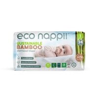 Eco Nappii Organic Nappies 1 (2-5kg) - Single Sprout